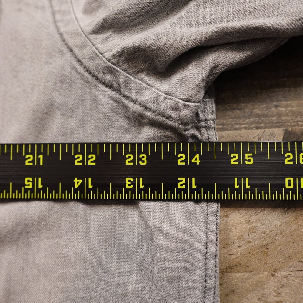 UNTUCKit Button Up‎ Shirt Men’s XL Gray Utility Workwear Cotton Casual - Picture 3 of 7